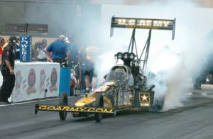 Drag racing car.