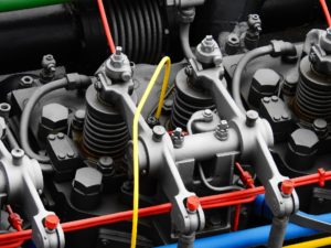 Marine diesel engine.