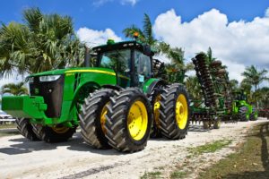 John Deere tractor.