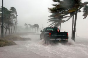 Synthetic Marine Wheel Bearing Grease 11 Chevy driving in a hurricane.