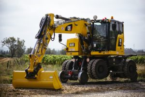 CAT two way excavator.