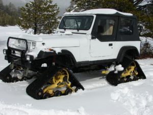 Snow Cat machine.