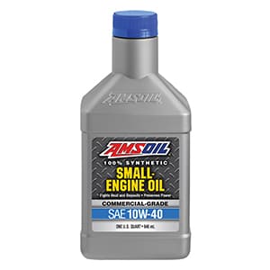 AMSOIL 10W-40 Synthetic Small Engine Oil.