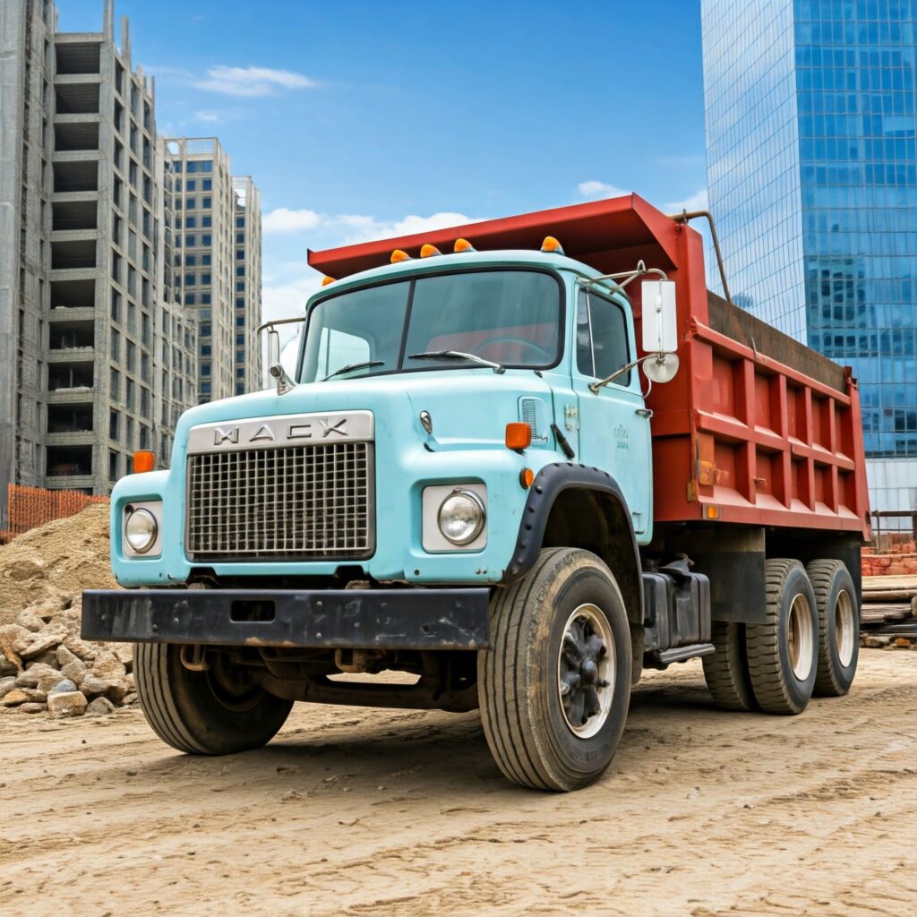 Blue Dump Truck