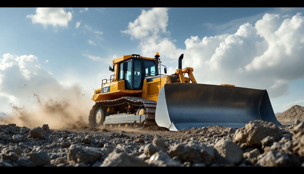 Bulldozer Construction Site