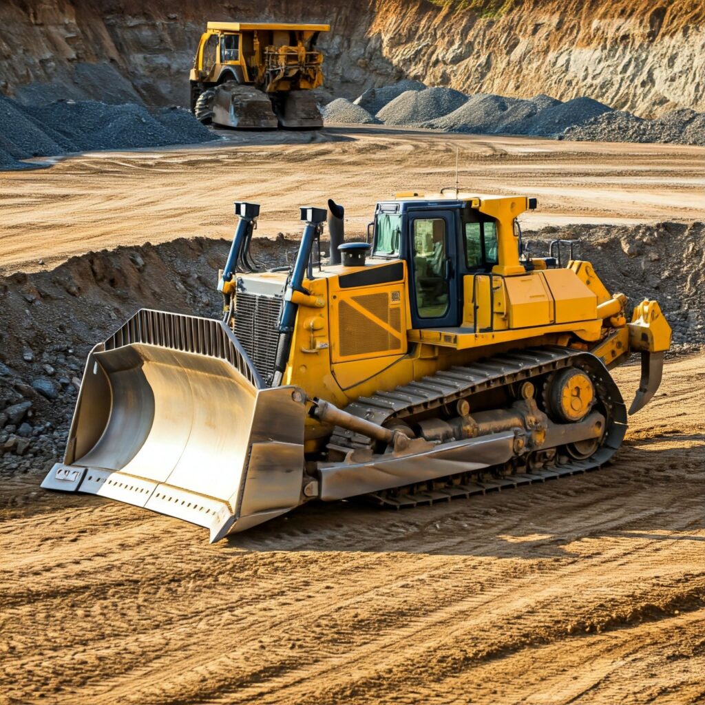 Construction Site Bulldozer