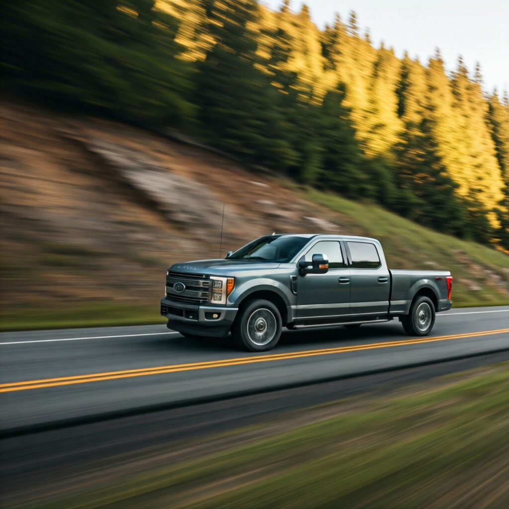 Gray Ford Truck