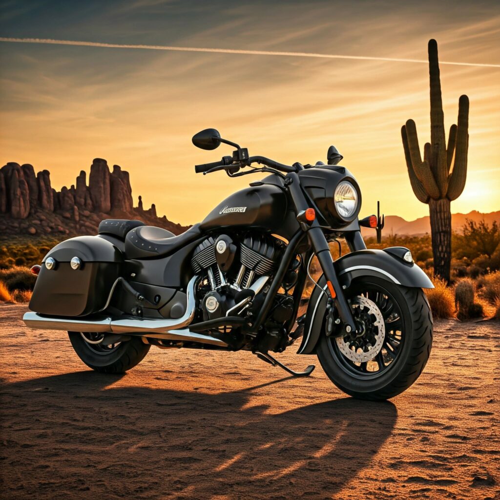 Harley Bike Desert