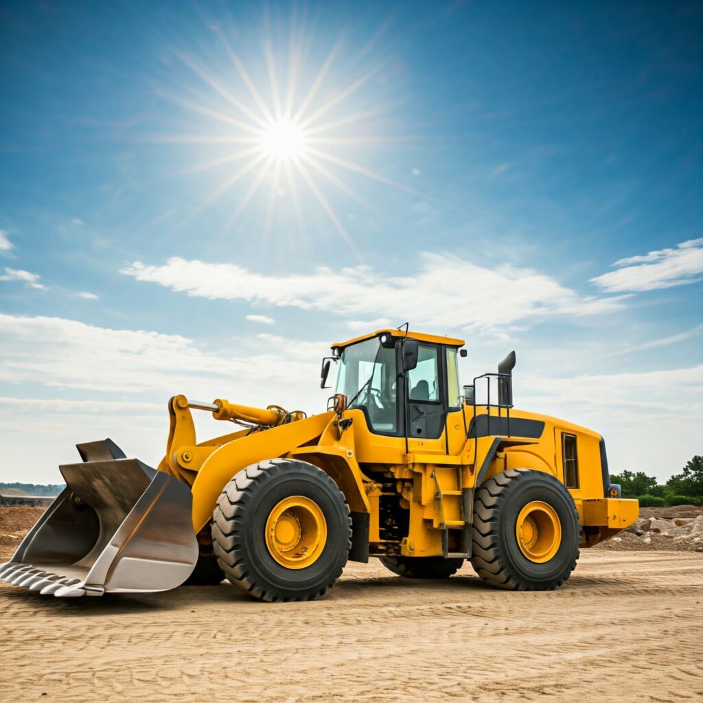 Heavy Equipment Construction Site