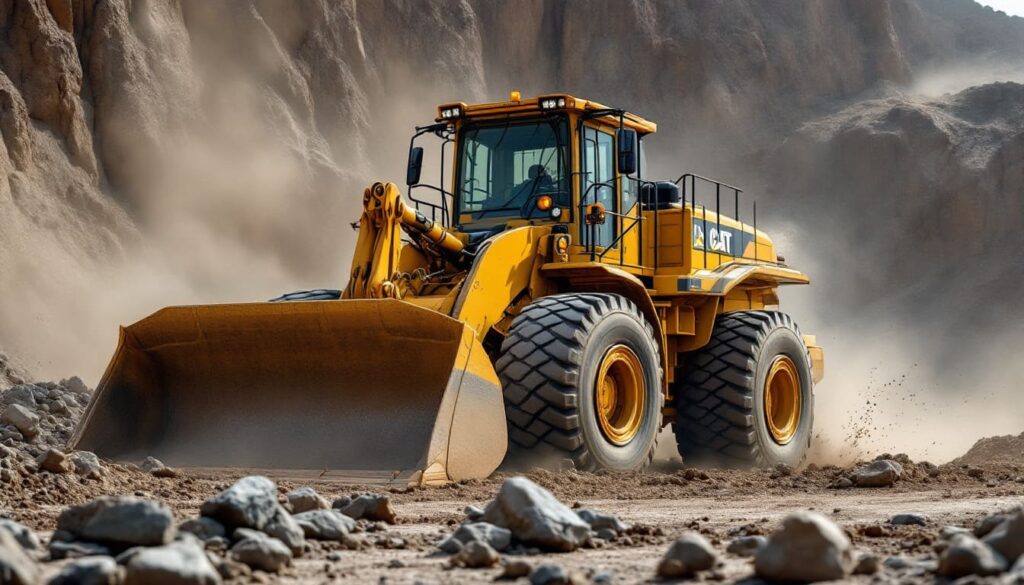 Large Mining Front End Loader