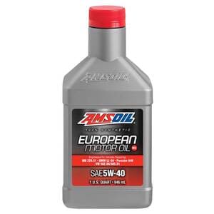 AMSOIL SAE 5W-40 MS Synthetic European Motor Oil.