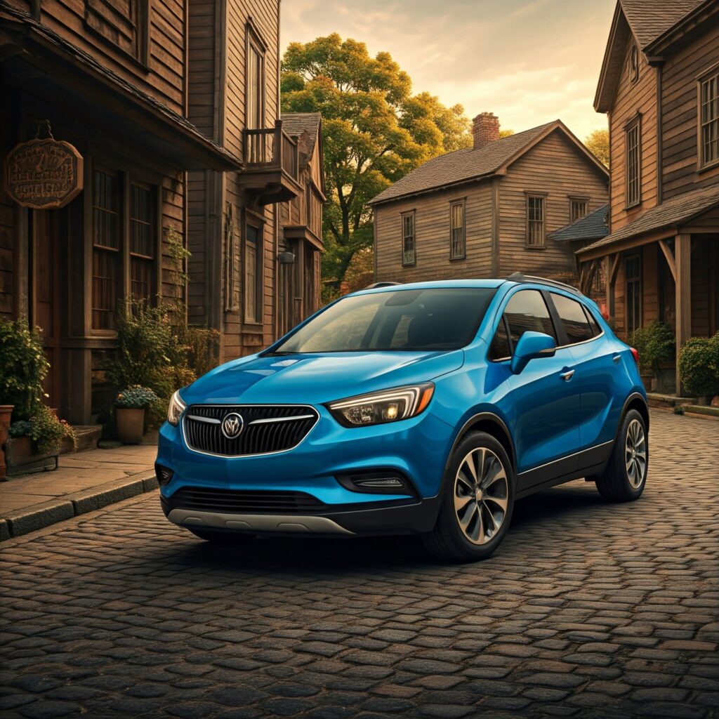 Blue Buick Encore