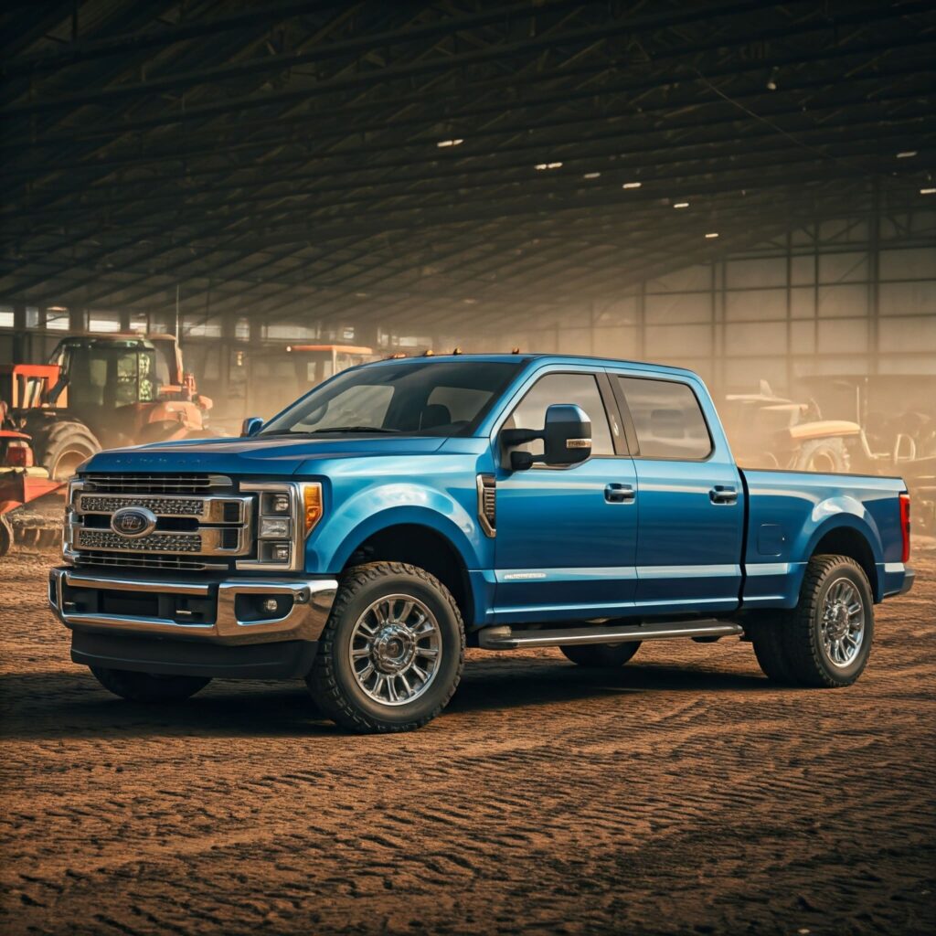 Blue Ford Truck