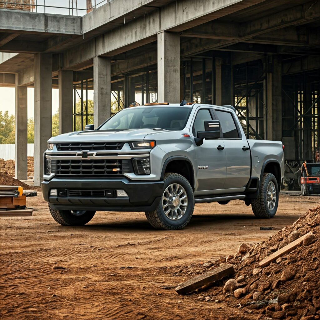 Gray Chevy Truck