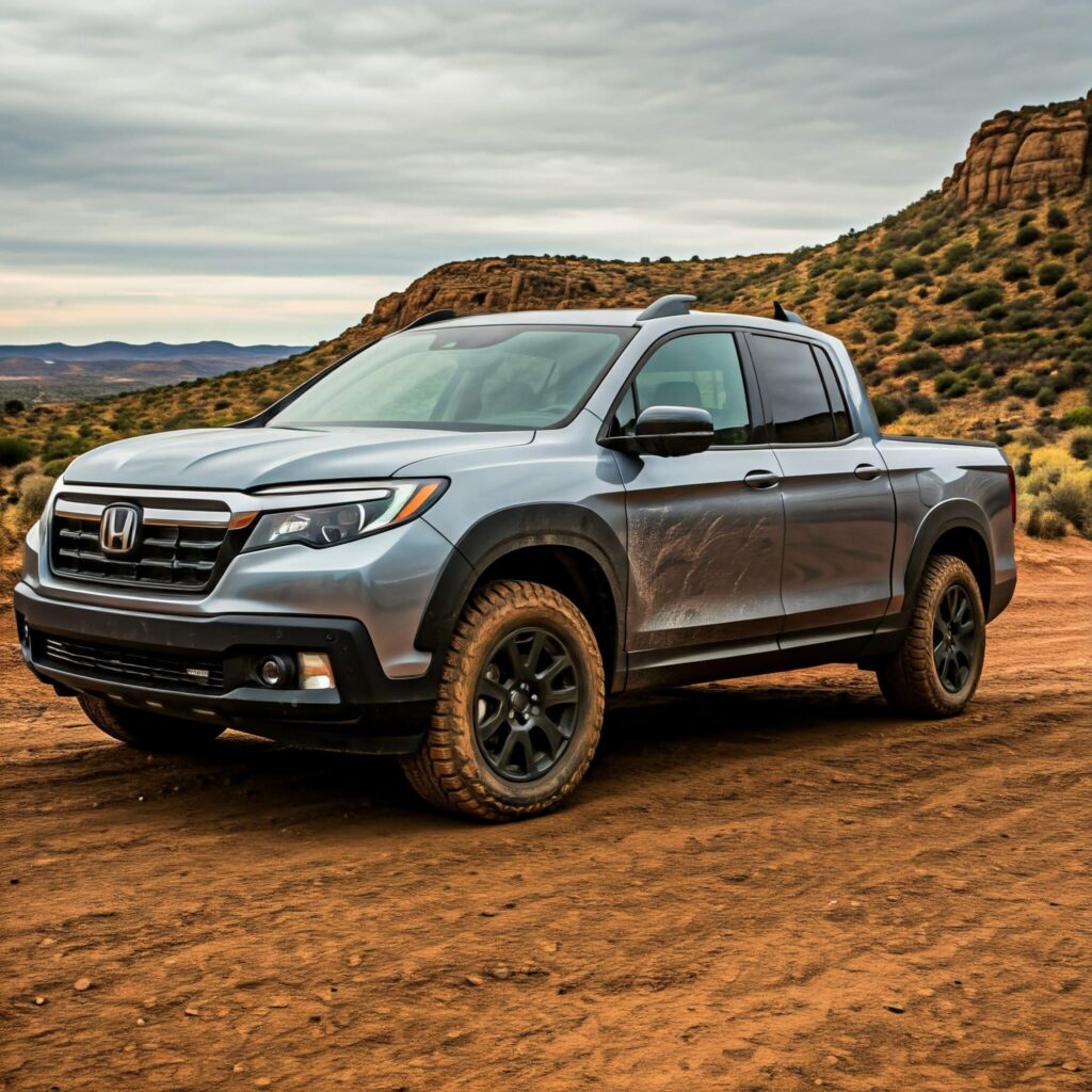 Gray Honda Ridgeline