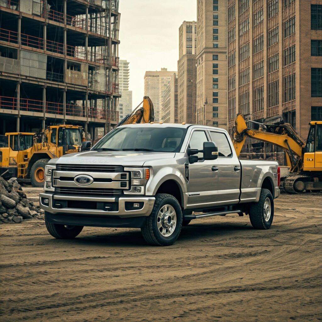 Gray Pickup Truck