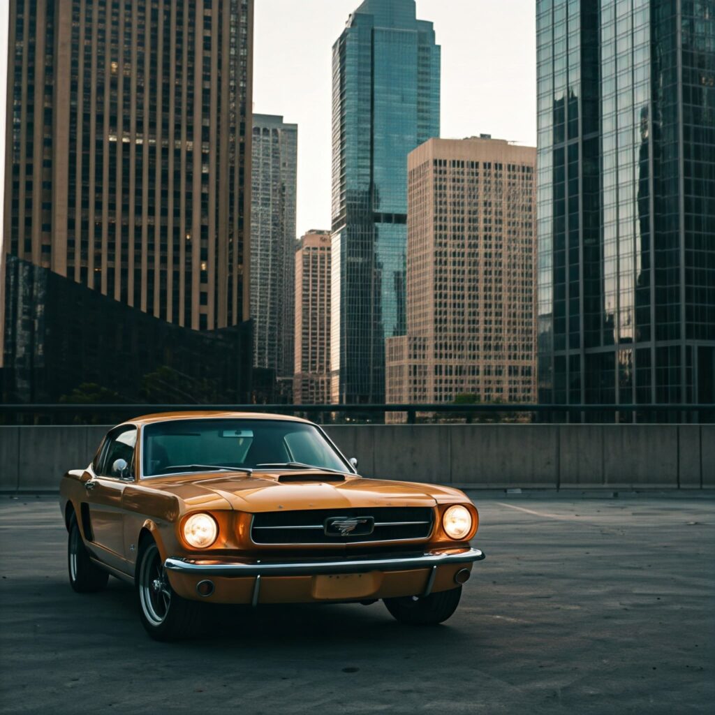 Green Classic Mustang