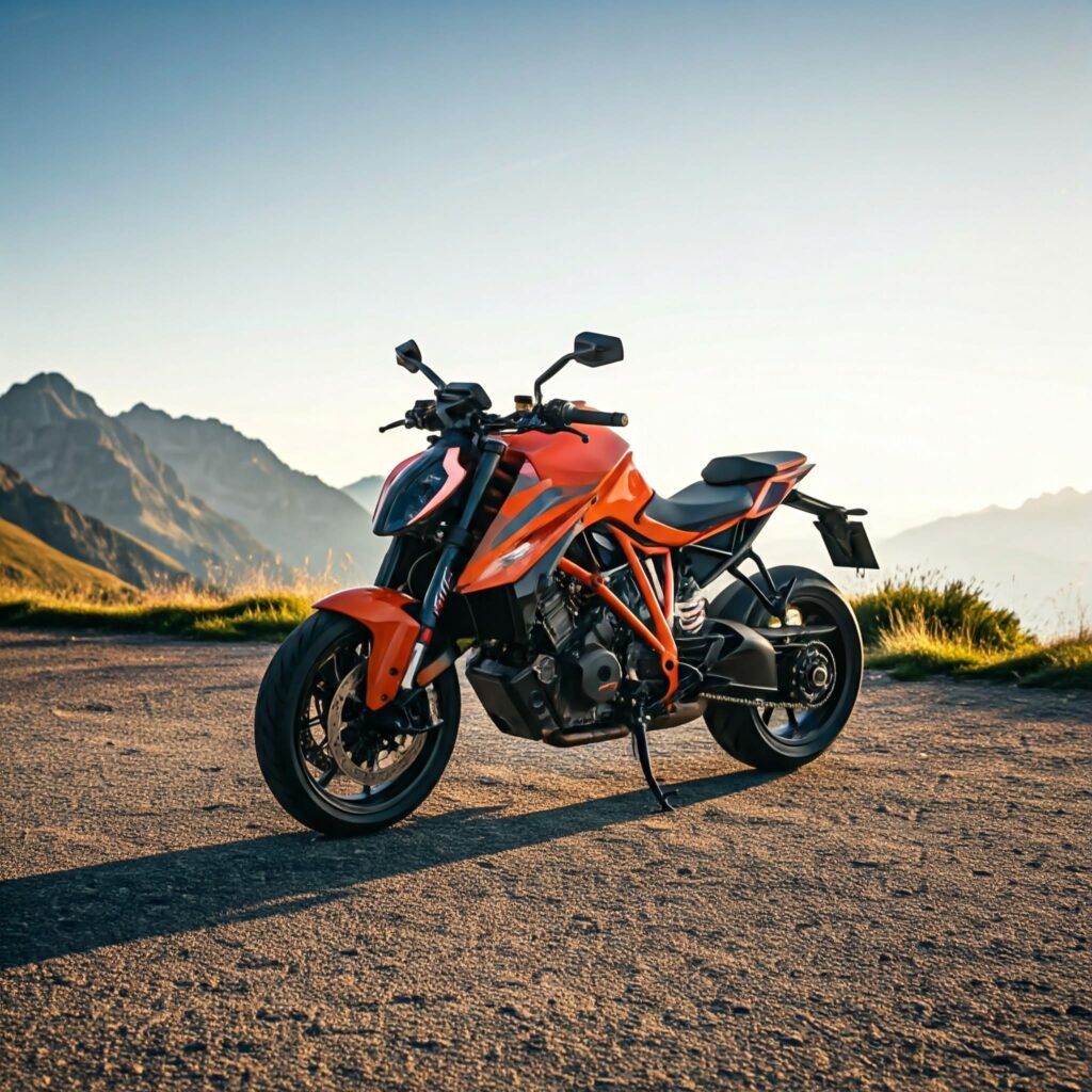 Orange Dirt Bike