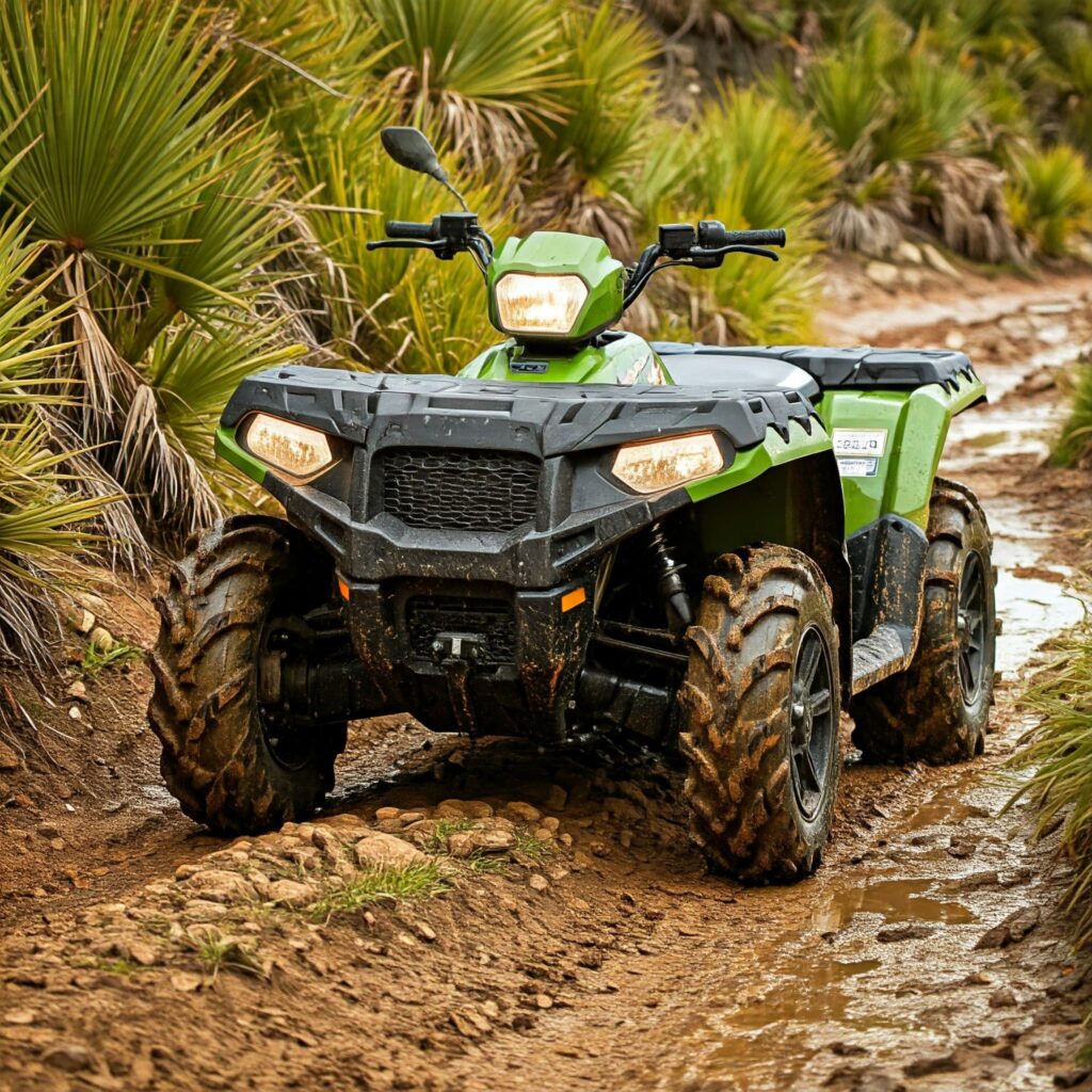 Polaris Green Atv