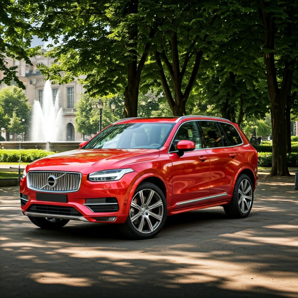 Red Volvo Xc90