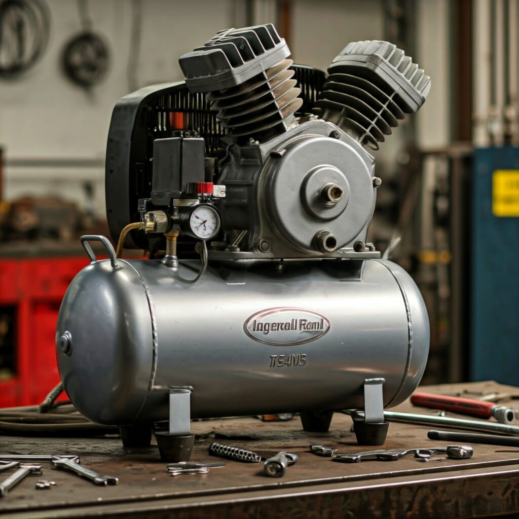 Silver Air Compressor