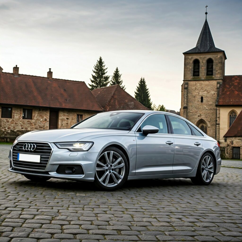 Silver Audi A6