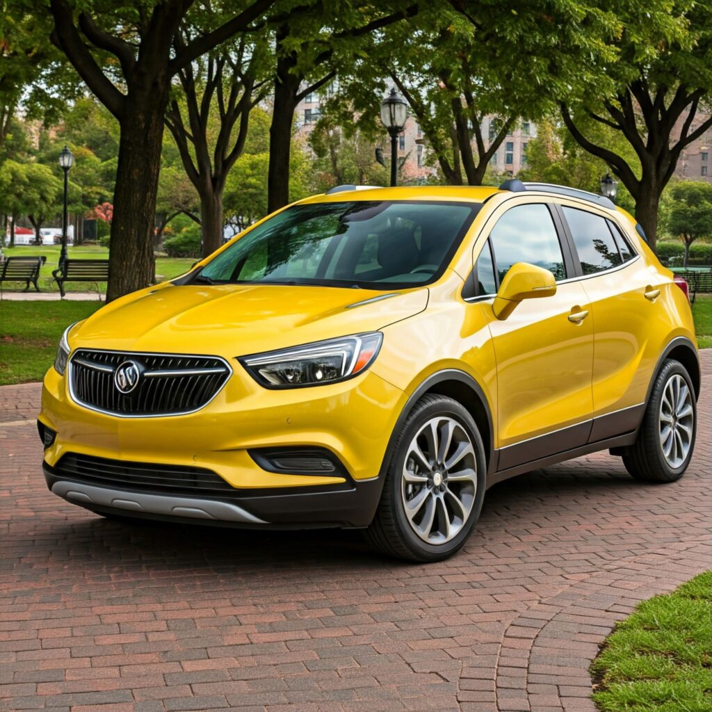 Yellow Buick Encore