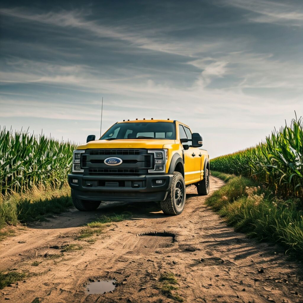 Yellow Ford Truck