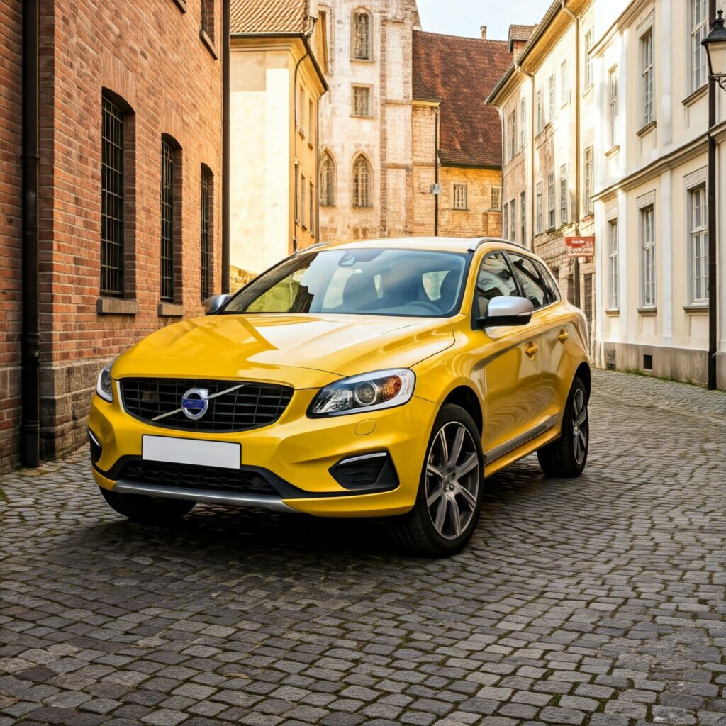 Yellow Volvo Xc90