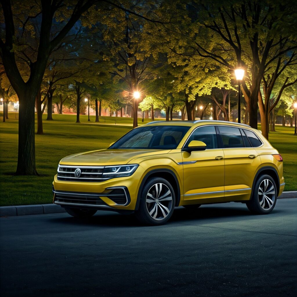 Yellow Vw Atlas