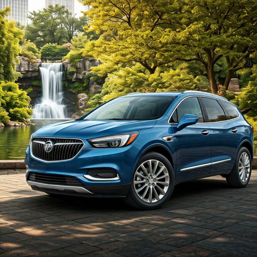 Blue Buick Enclave