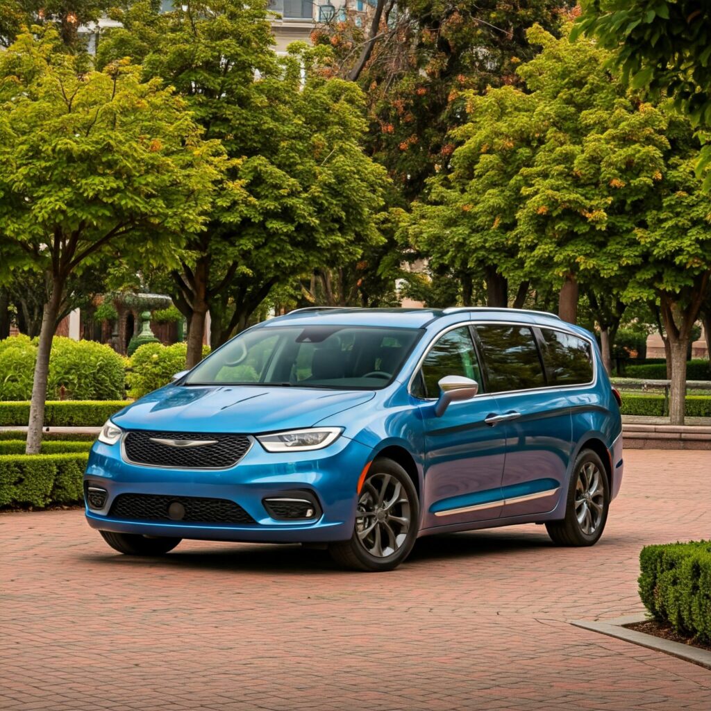 Blue Chrysler Pacifica