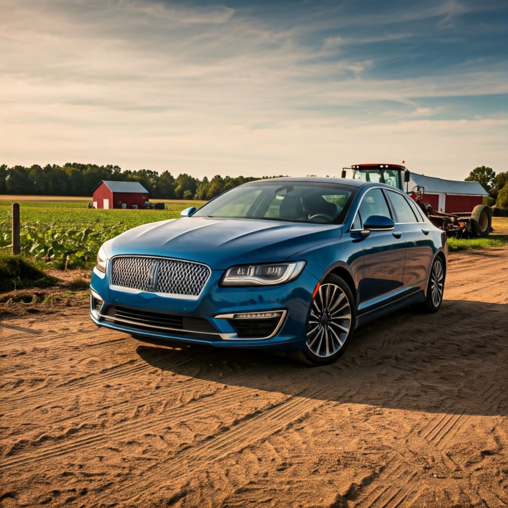 Blue Lincoln Mkz