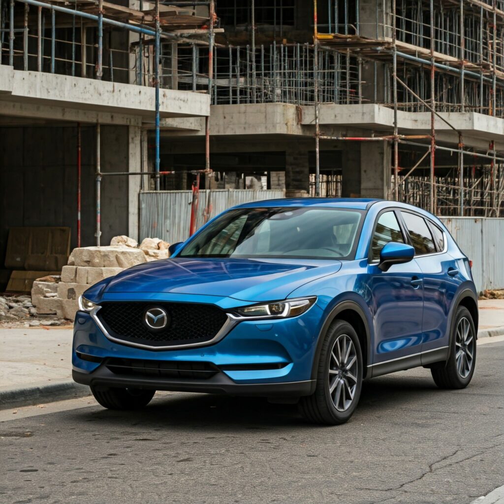 Blue Mazda Cx5