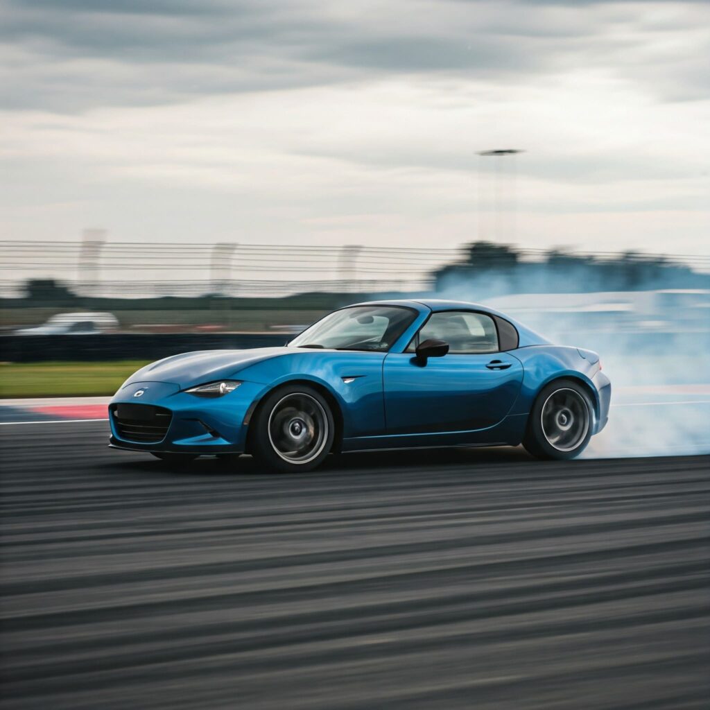 Blue Mazda Miata