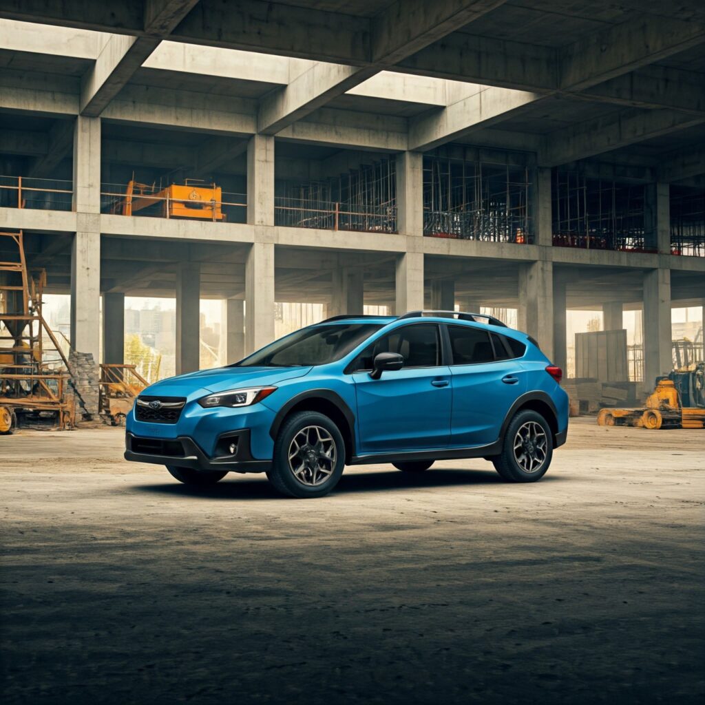 Blue Subaru Crosstrek