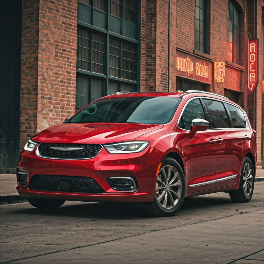 Red Chrysler Pacifica