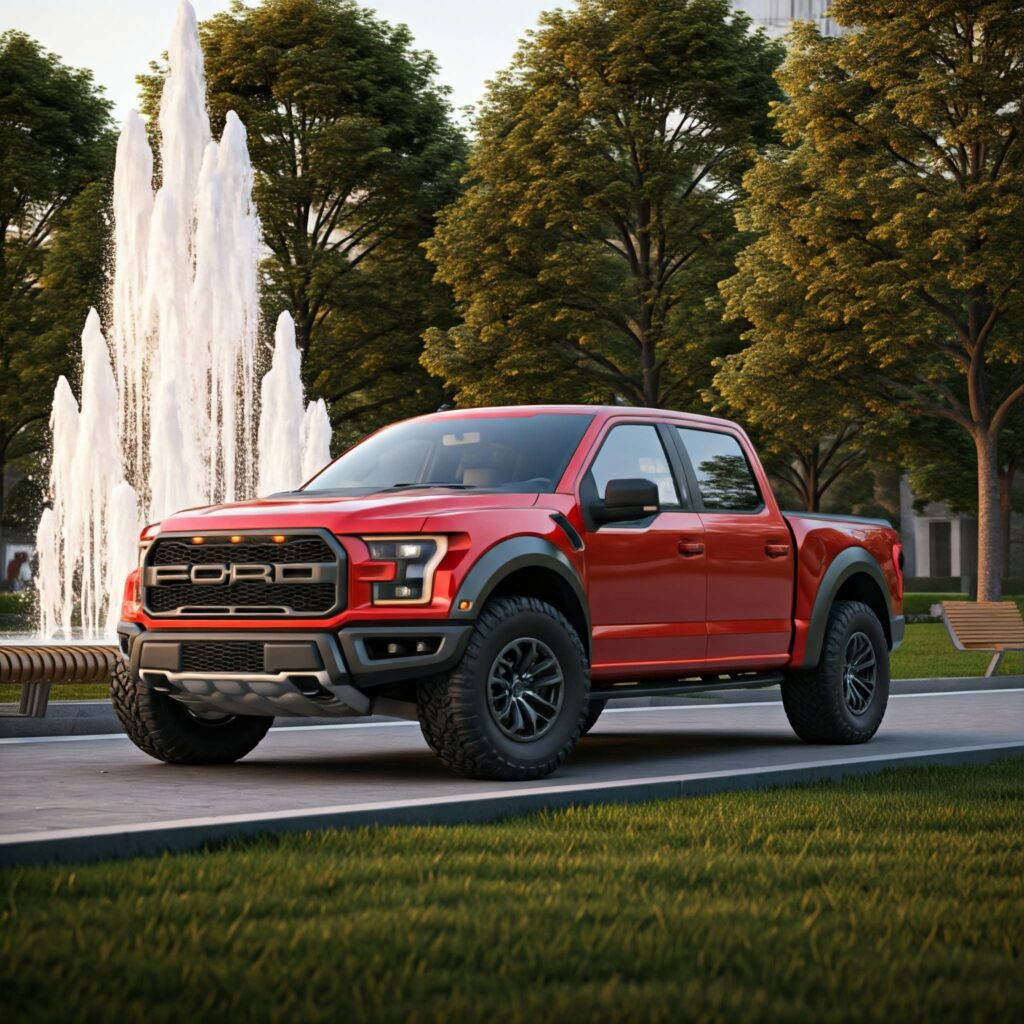 Red Ford Raptor