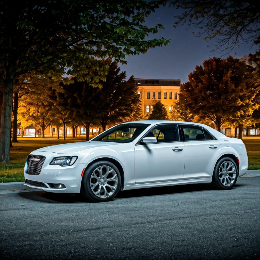 White Chrysler 300