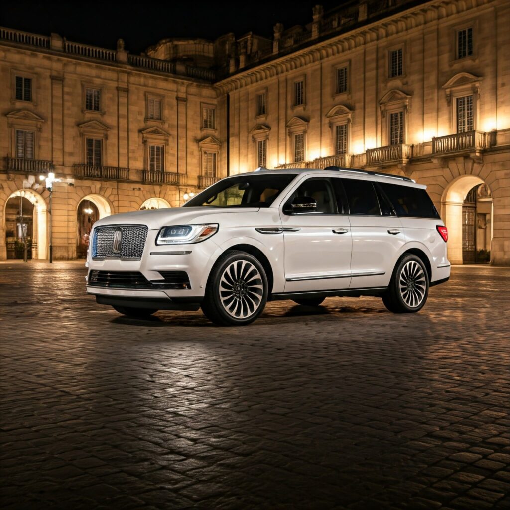 White Lincoln Navigator