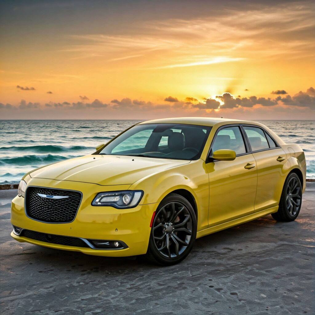 Yellow Chrysler 300