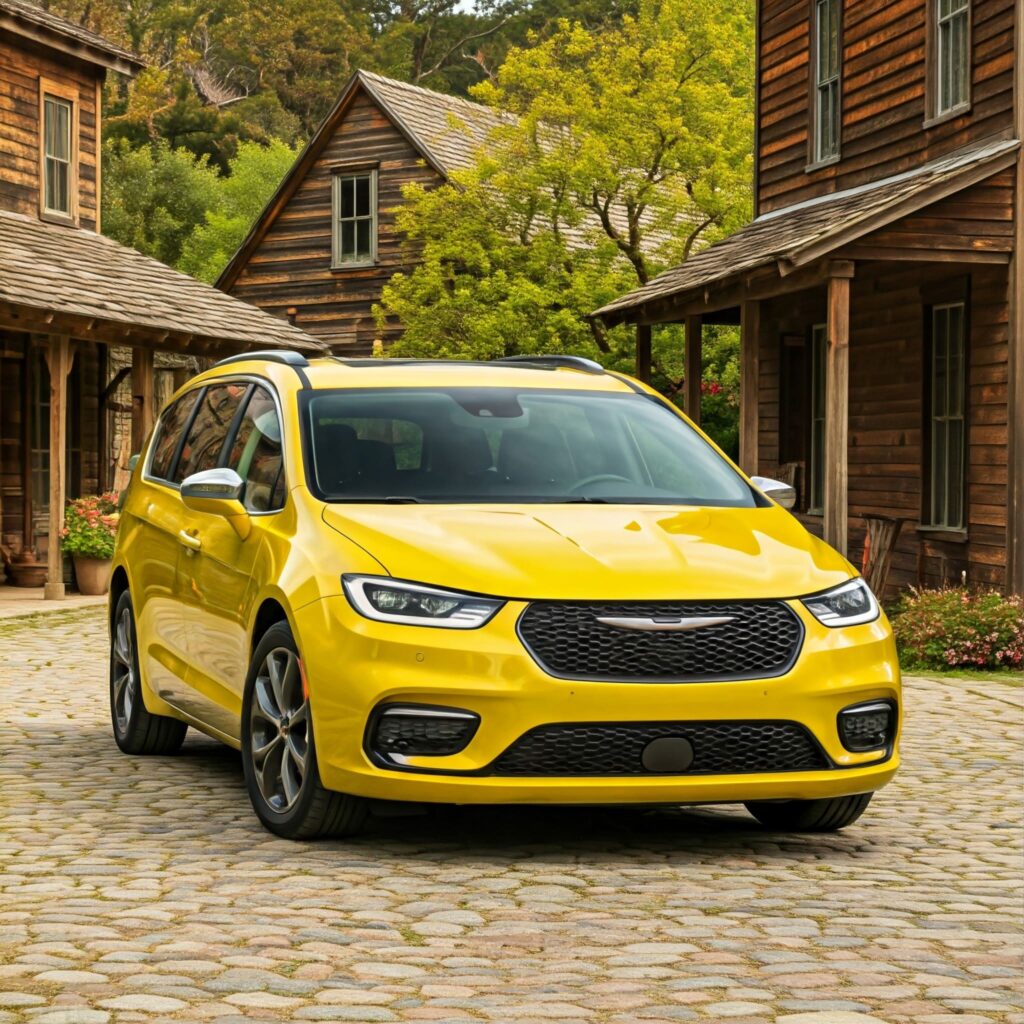 Yellow Chrysler Pacifica