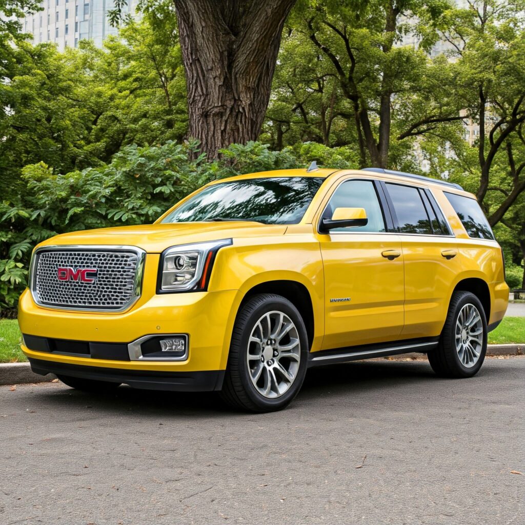 Yellow Gmc Yukon