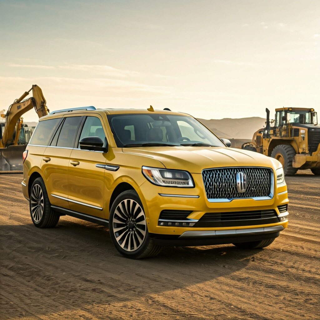 Yellow Lincoln Navigator