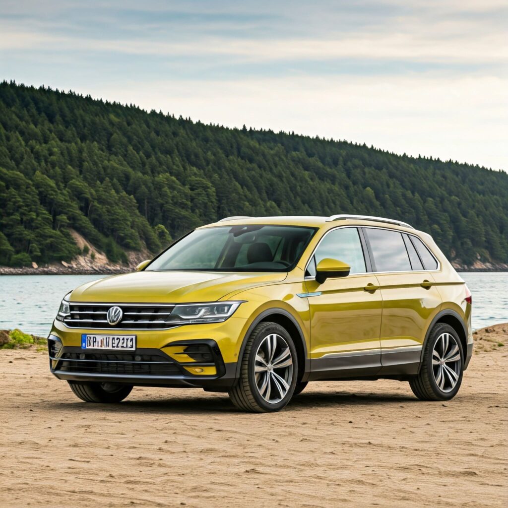 Yellow Tiguan