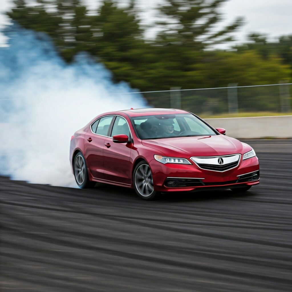 Red Acura Tlx