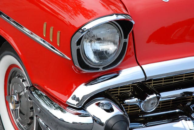 Featured image for "Best Octane Booster on the Market" blog post. Red classic car.