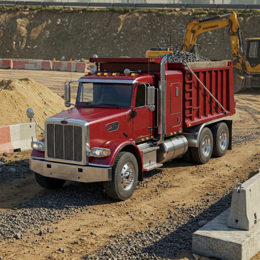 Red Dump Truck