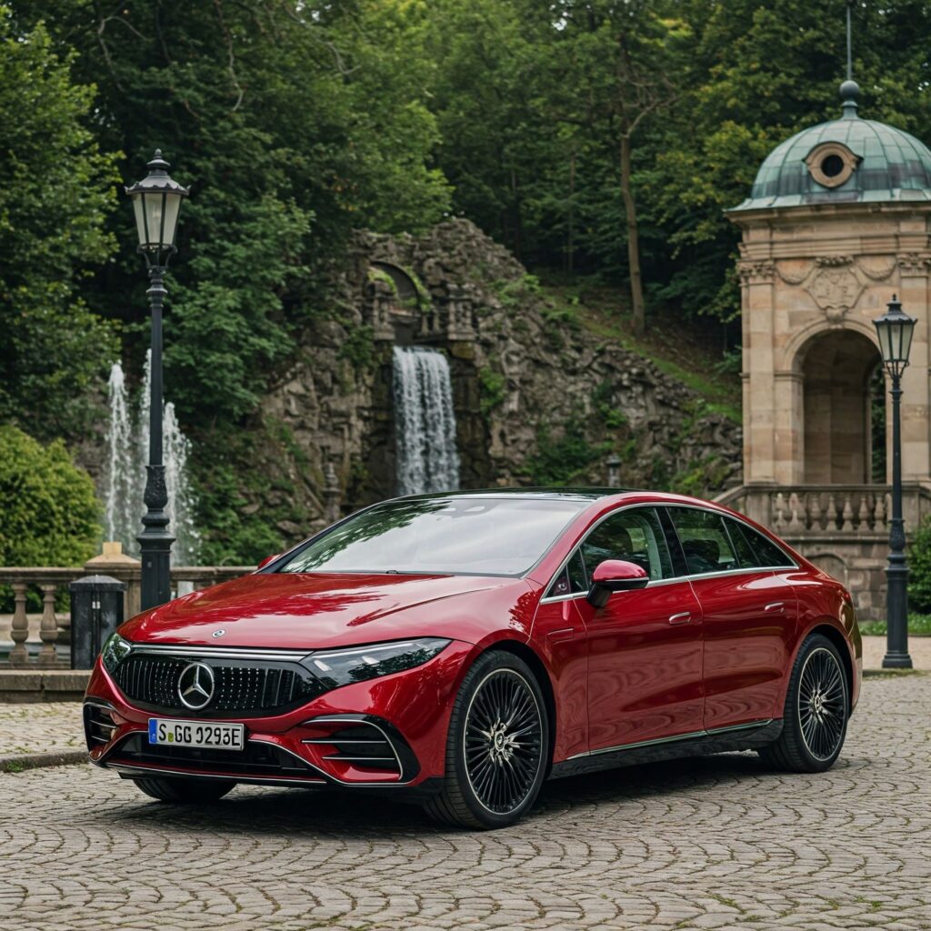 Red European Car