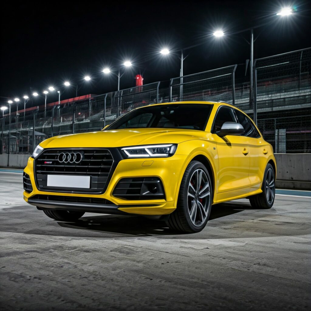 Yellow Audi